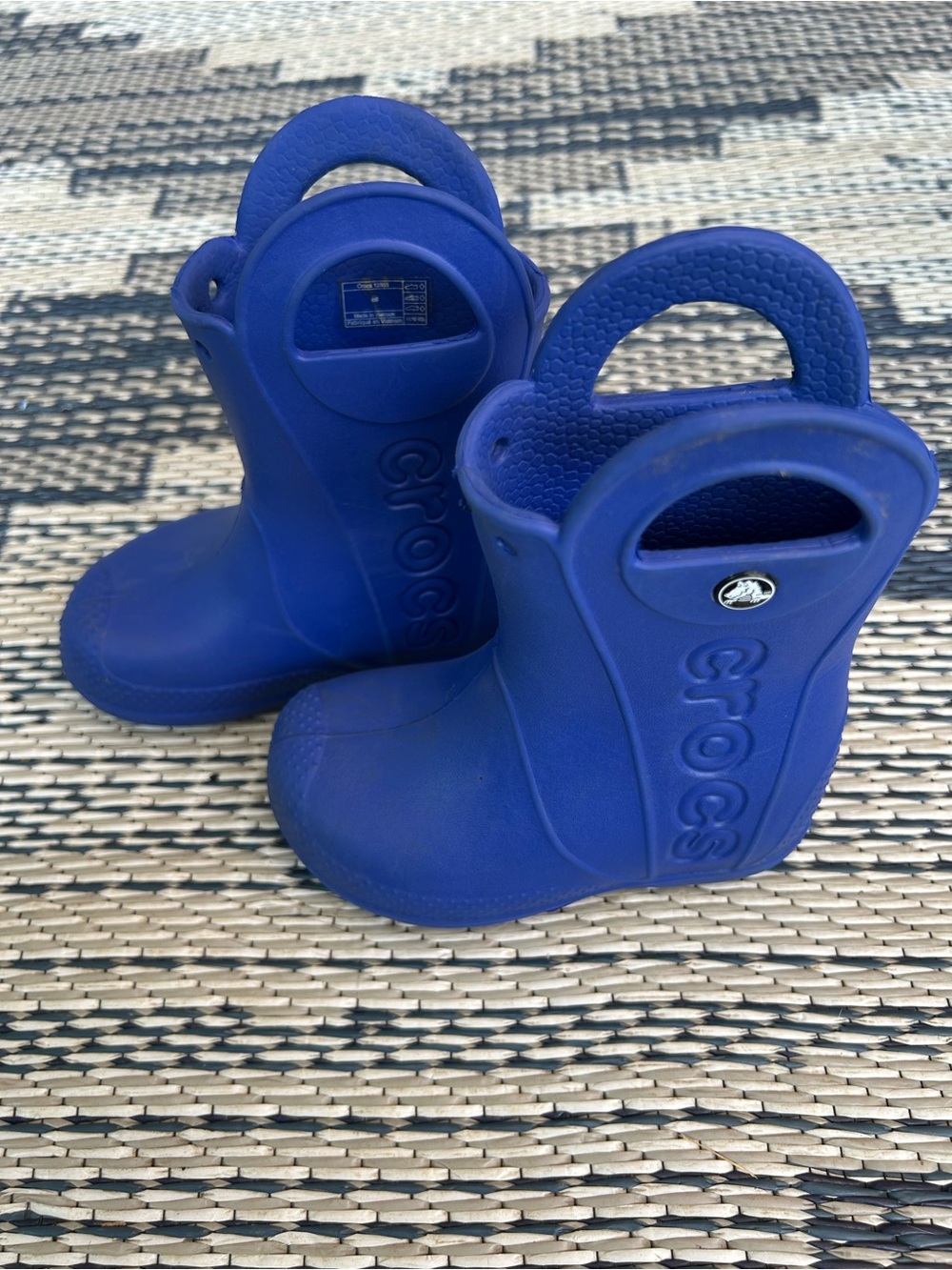 CROCS Kids Blue Handle Rain & Snow Boots